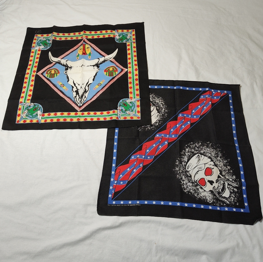 Vintage Handkerchiefs Bandanas